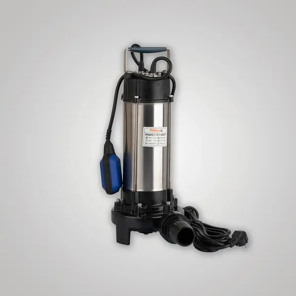 الکتروپمپ لجن‌کش پلیکام ۲ اینچ 19 متری مدل WQD7-15-1.8SCFP تک فاز