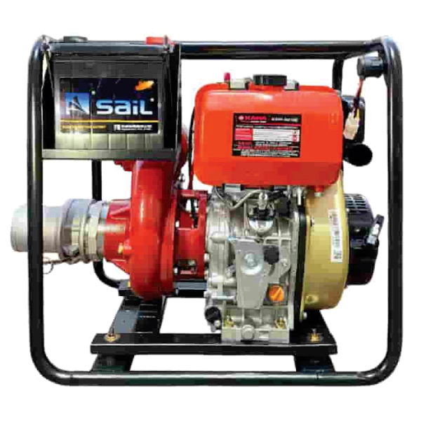 موتور پمپ دیزلی کاما 4 اینچ 45 متری مدل KDP40TH استارتی