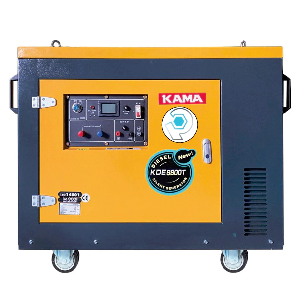 موتور برق دیزلی کاما ۸ کیلووات مدل KDE9800T سایلنت تک فاز