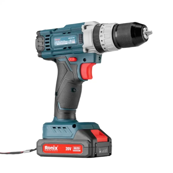 دریل پیچ‌گوشتی شارژی رونیکس ۲۰ ولت مدل 8620I ساخت ایران
