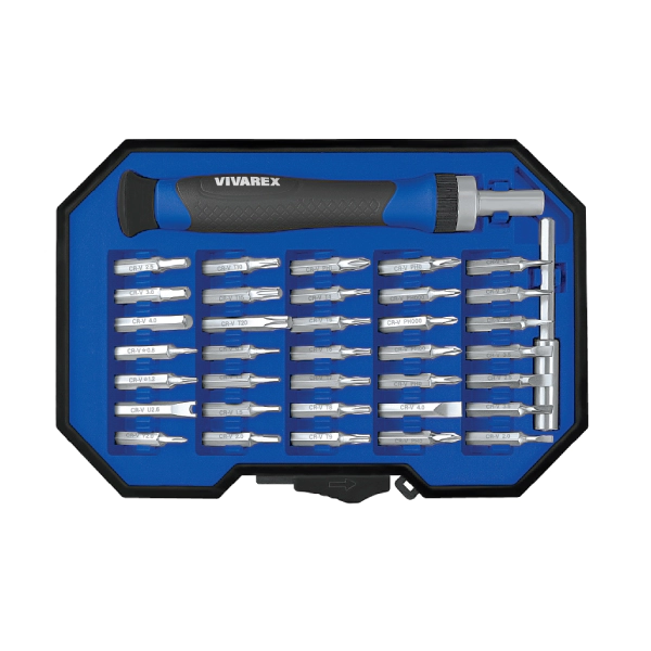 ست پیچ گوشتی و بیت ویوارکس 37 عددی مدل VR3765SD