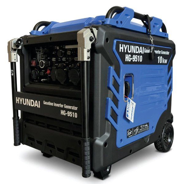 موتور برق بنزینی هیوندای 10 کیلووات مدل HG9510 اینورتری ریموت‌دار