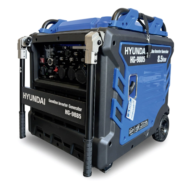 موتور برق بنزینی هیوندای ۸.۵ کیلووات مدل HG9885 اینورتری ریموت‌دار
