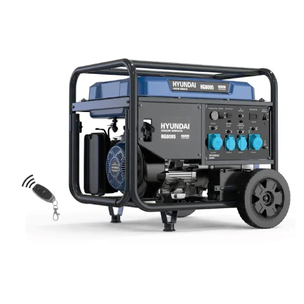 موتور برق بنزینی هیوندای ۹.۵ کیلووات مدل HG8095 ریموت‌دار