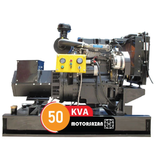 دیزل ژنراتور موتور سازان 50 کاوا مدل 4.244 کوپله شده با ژنراتور استمفورد چین