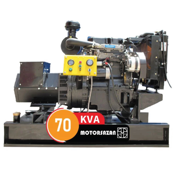 دیزل ژنراتور موتور سازان 70 کاوا مدل 6.60Gas کوپله شده با ژنراتور استمفورد چین