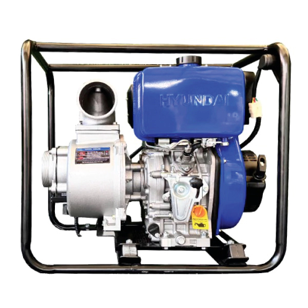 موتور پمپ دیزلی هیوندای 4 اینچ 20 متری مدل HW457EDP استارتی