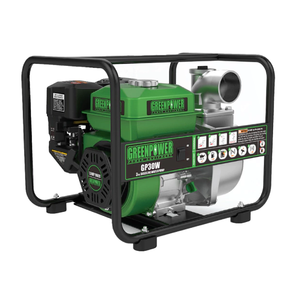 موتور پمپ بنزینی گرین پاور ۳ اینچ ۲۸ متری مدل GP30W هندلی