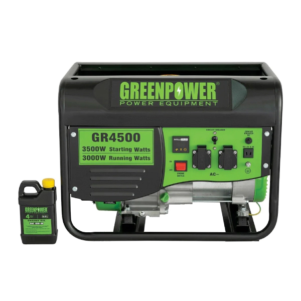 موتور برق بنزینی گرین پاور ۳.۵ کیلووات مدل GR4500 تک فاز