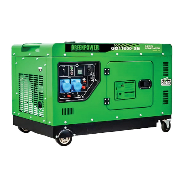 موتور برق دیزلی گرین پاور ۸ کیلووات مدل GD11000SE سایلنت