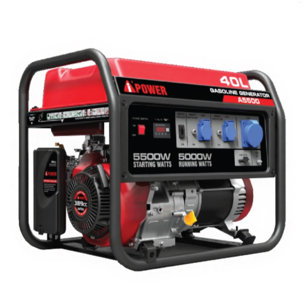 موتور برق بنزینی ای پاور ۵.۵ کیلووات مدل A5500 تک فاز