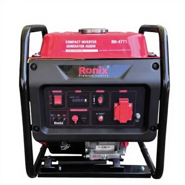 موتور برق بنزینی رونیکس ۴.۵ کیلووات مدل RH4771 اینورتری کامپکت