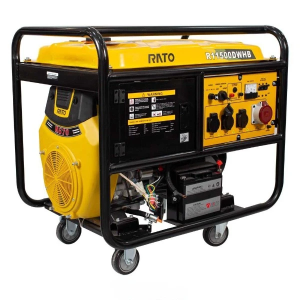 موتور برق بنزینی راتو ۱۰ کیلووات مدل R11500DWHB تک فاز و سه فاز