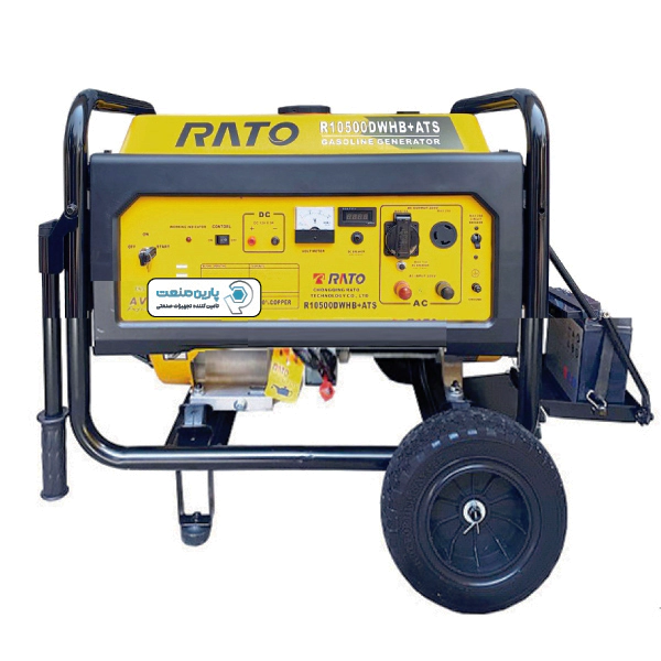 موتور برق بنزینی راتو ۷.۵ کیلووات مدل R10500DWHB+ATS تک فاز