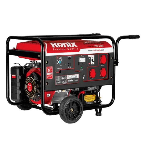 موتور برق بنزینی رونیکس ۶ کیلووات مدل RH4760 تک فاز