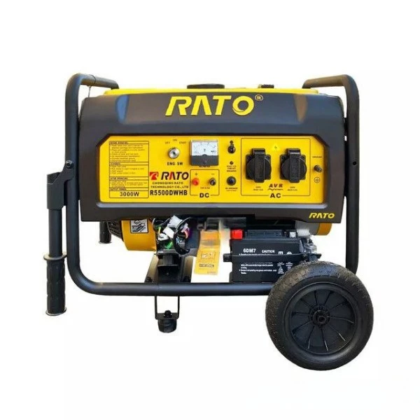 موتور برق بنزینی راتو ۳ کیلووات مدل R5500DWHB تک فاز