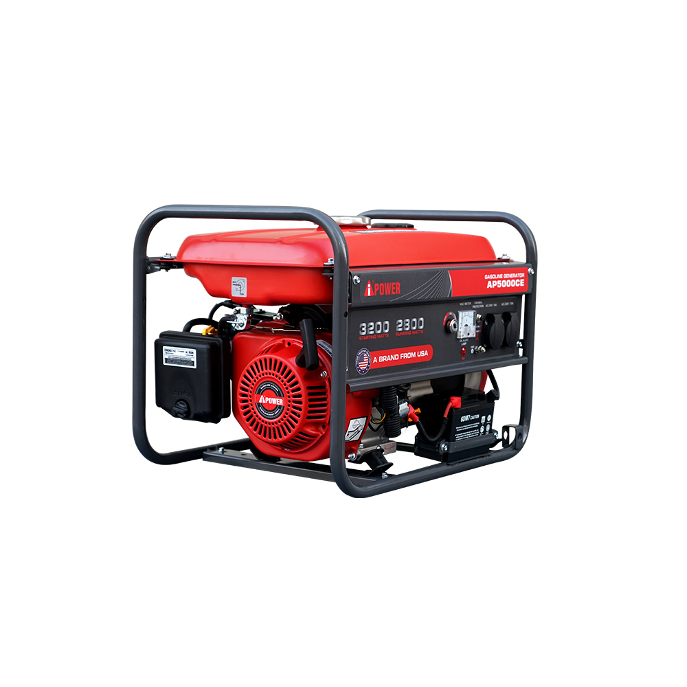 موتور برق بنزینی ای پاور ۳.۲ کیلووات مدل AP5000CE تک فاز