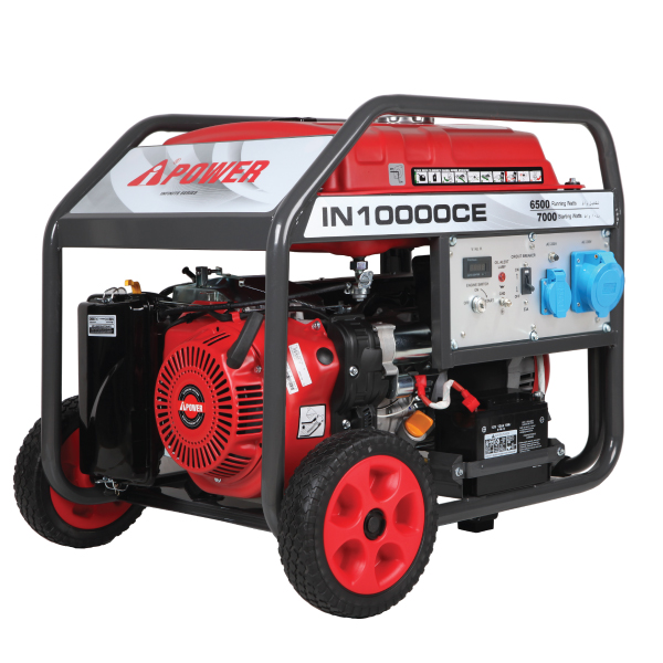 موتور برق بنزینی ای پاور ۷ کیلووات مدل IN10000CE تک فاز