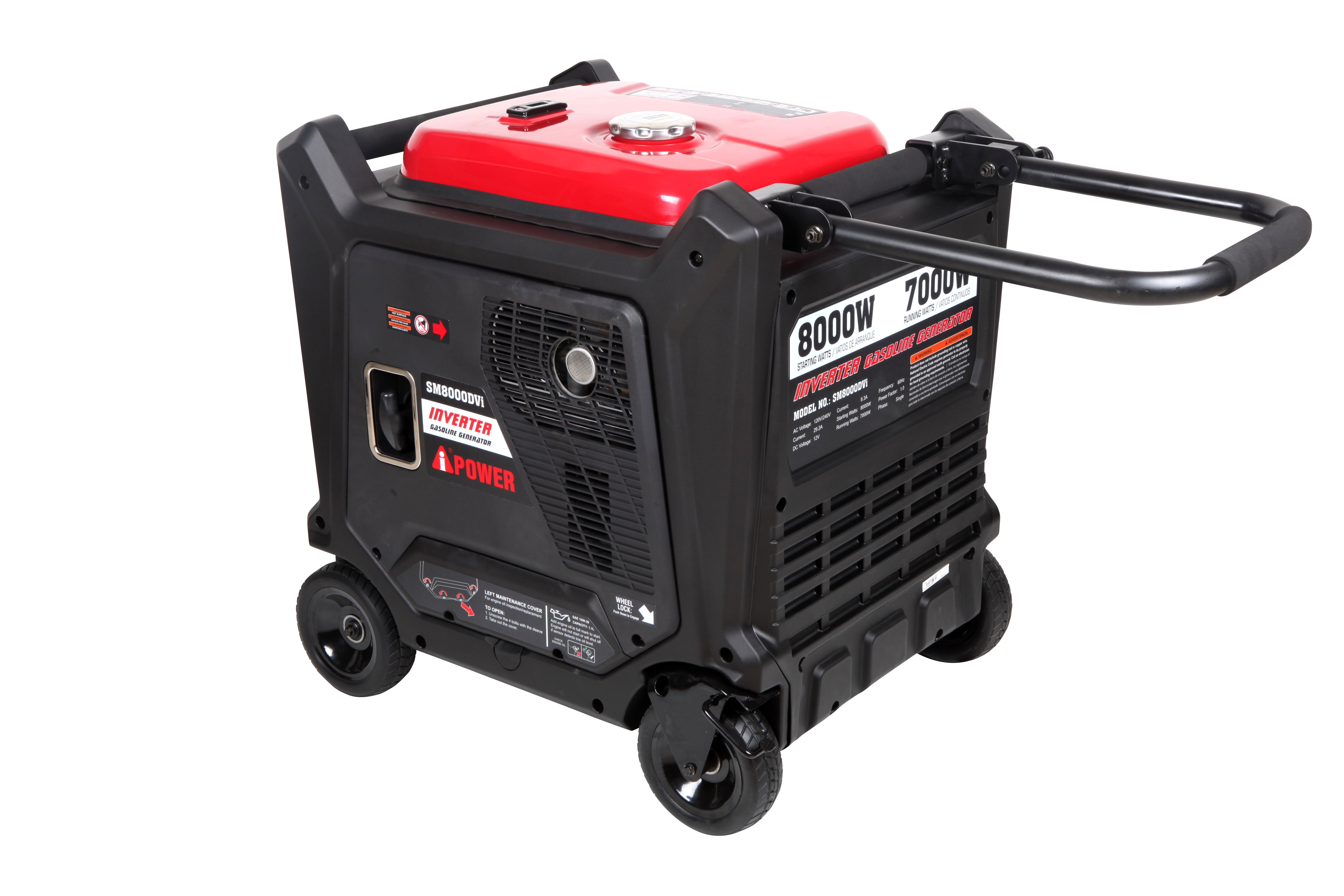 موتور برق بنزینی ای پاور ۸ کیلووات مدل SM8000DVi اینورتری سایلنت