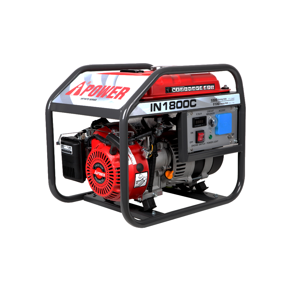 موتور برق بنزینی ای پاور ۱.۱ کیلووات مدل IN1800C تک فاز