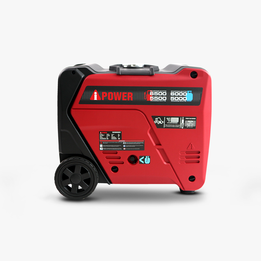 موتور برق دوگانه سوز ای پاور ۶.۵ کیلووات مدل SM6500DFi اینورتری سوپر سایلنت