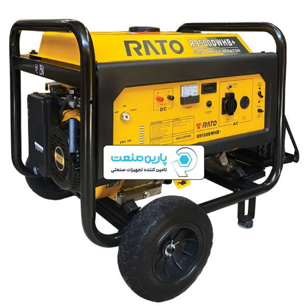 موتور برق بنزینی راتو ۷ کیلووات مدل R9500DWHB+ تک فاز