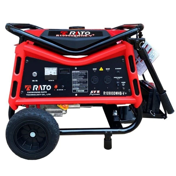 موتور برق بنزینی راتو ۷.۵ کیلووات مدل R10900DWHB+ تک فاز