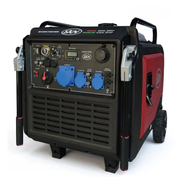 موتور برق SKN با توان ۸.۵ کیلووات مدل SNG8750iSE دوگانه سوز اینورتری سایلنت