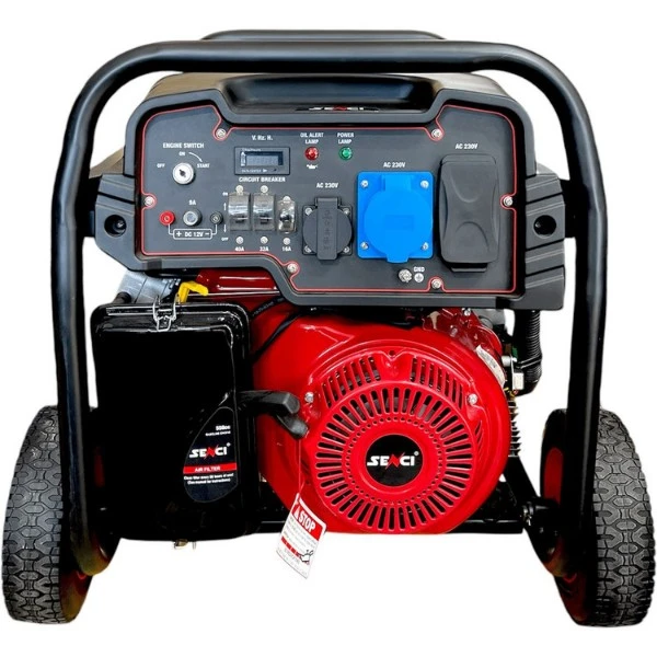 موتور برق بنزینی سنسی ۹.۵ کیلووات مدل SC12000E استارتی تک فاز