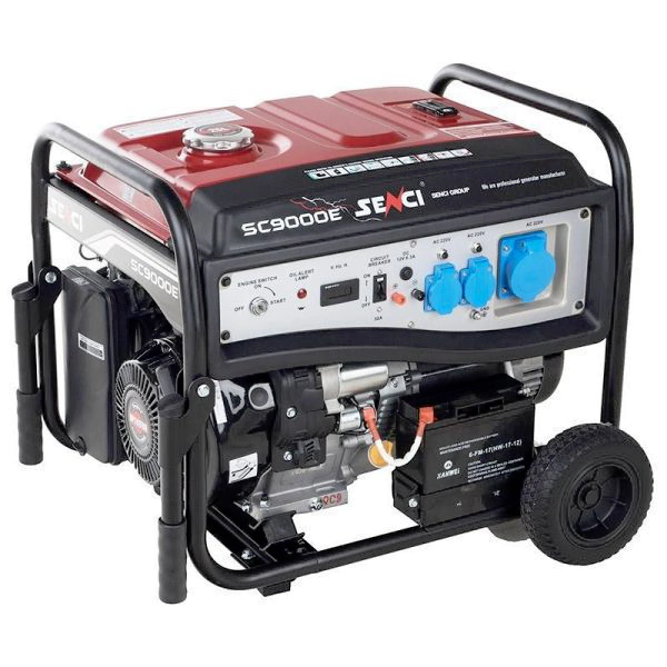 موتور برق بنزینی سنسی ۸.۵ کیلووات مدل SC9000E تک فاز