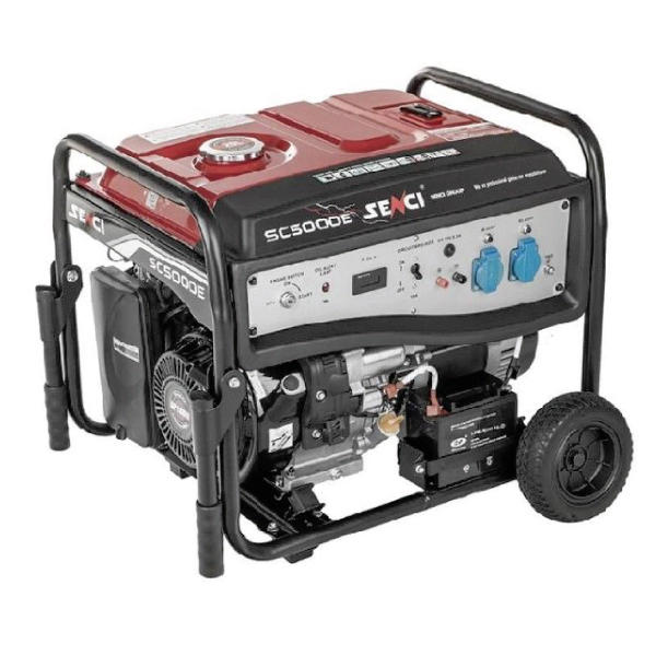موتور برق بنزینی سنسی ۵ کیلووات مدل SC5000E تک فاز