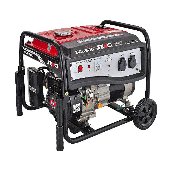 موتور برق بنزینی سنسی ۳.۵ کیلووات مدل SC3500M تک فاز