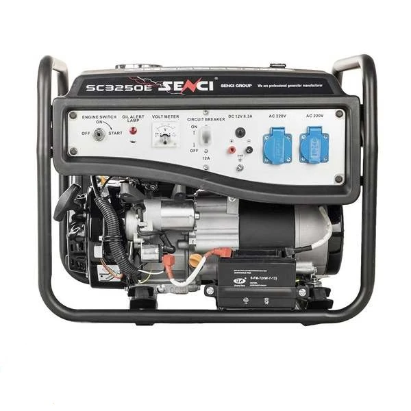 موتور برق بنزینی سنسی ۳.۲ کیلووات مدل SC3250E تک فاز