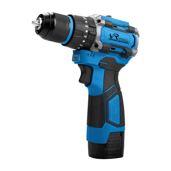 دریل چکشی شارژی ویوارکس ۱۶.۸ ولت مدل VR1610V-21BL دو باتری موتور براشلس
