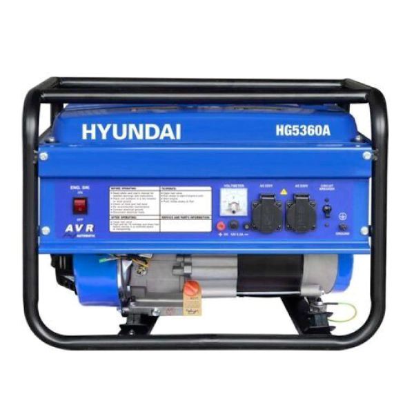 موتور برق بنزینی هیوندای ۳ کیلووات مدل HG5360A تک فاز