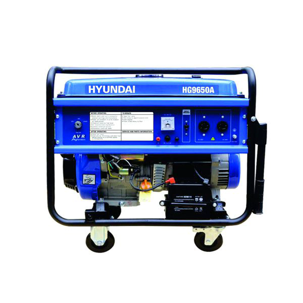 موتور برق بنزینی هیوندای ۷ کیلووات مدل HG9650A تک فاز