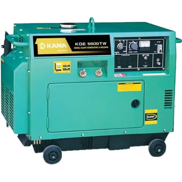 موتور برق دیزلی کاما 4.5 کیلووات مدل KDE5500TW تک فاز