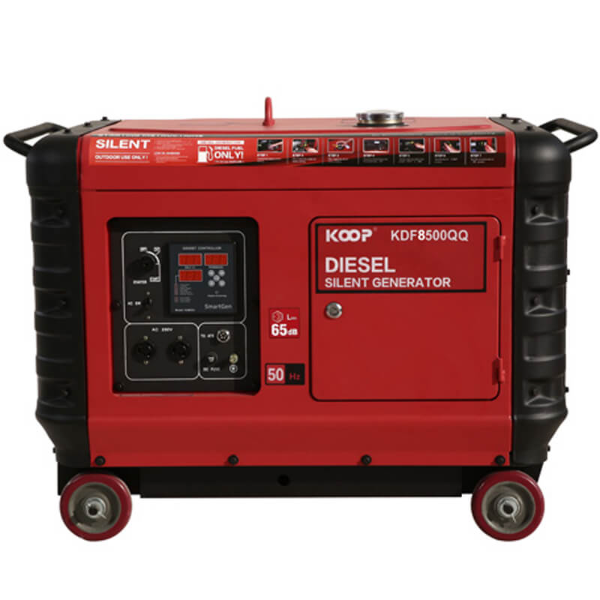 موتور برق دیزلی کوپ ۶ کیلووات مدل KDF8500QQ تک فاز سایلنت