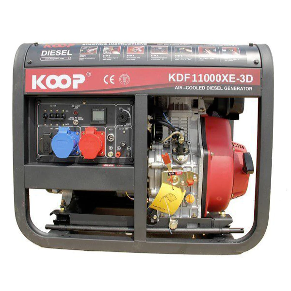 موتور برق دیزلی کوپ ۱۰ کیلووات مدل KDF11000XE-3D تک فاز و سه فاز