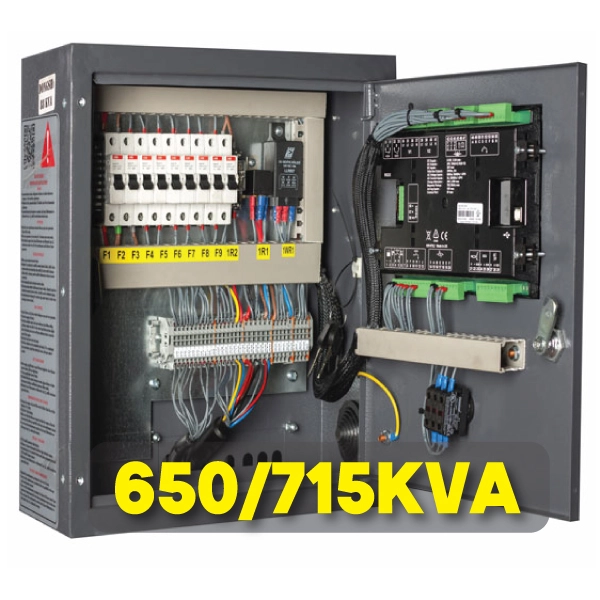 تابلو کنترل اتوماتیک مناسب برای دیزل ژنراتور 650 تا 715 کاوا با لوازم هیوندا