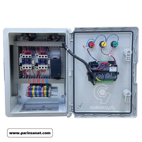 تابلو ATS چنج اور تک فاز مناسب برای موتور برق 10 تا 20 کیلووات