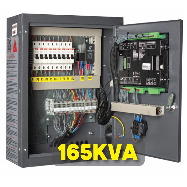 تابلو کنترل اتوماتیک مناسب برای دیزل ژنراتور 165 کاوا با لوازم هیوندا