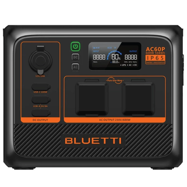 پاور استیشن بلوتی 504 وات ساعت مدل AC60P