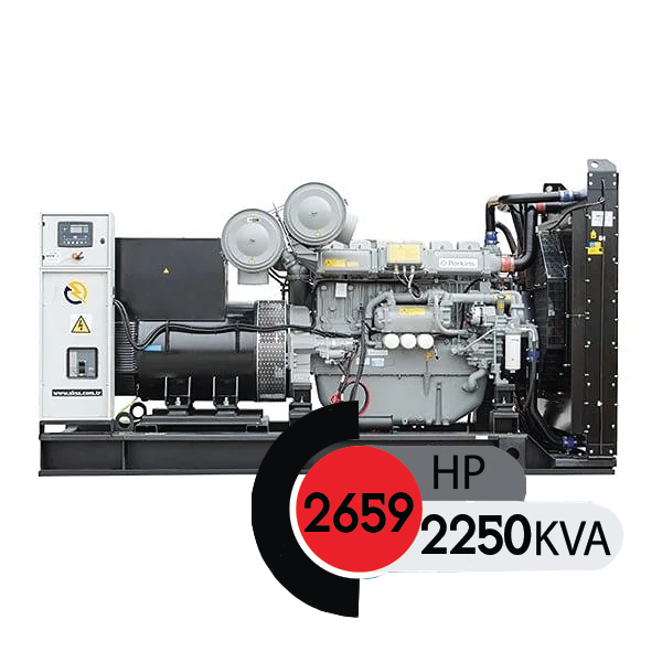 دیزل ژنراتور پرکینز 2250 کاوا مدل 401661TRG2 کوپله شده با ژنراتور استمفورد انگلیس
