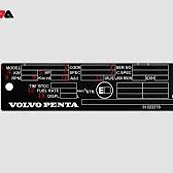 تصویر پلاک مشخصات فنی دیزل ژنراتور پرکینز مدل 401246TAG1A