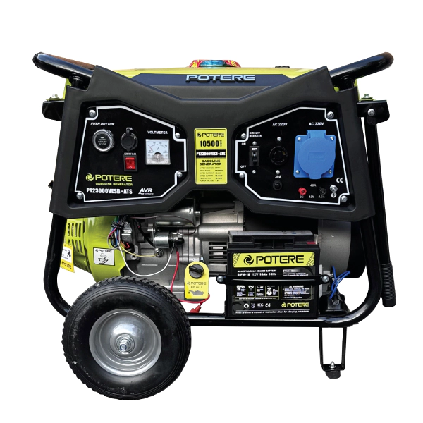 موتور برق بنزینی پوتر 10.5 کیلووات مدل PT23000VESBATS استارتی دارای پورت ATS