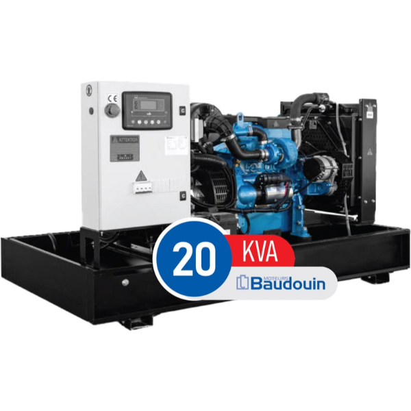 دیزل ژنراتور بادوین ۲۰ کاوا مدل 4M06G20/5 کوپله شده با ژنراتور استمفورد چینی