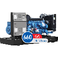 دیزل ژنراتور بادوین ۶۶۰ کاوا مدل 6M33G660/5 کوپله شده با ژنراتور استمفورد
