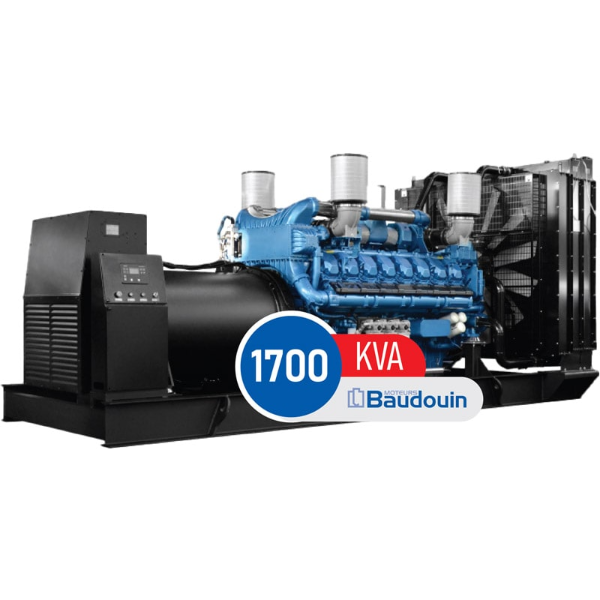 دیزل ژنراتور بادوین ۱۷۰۰ کاوا مدل 16M33G1700/5 کوپله شده با ژنراتور استمفورد چینی