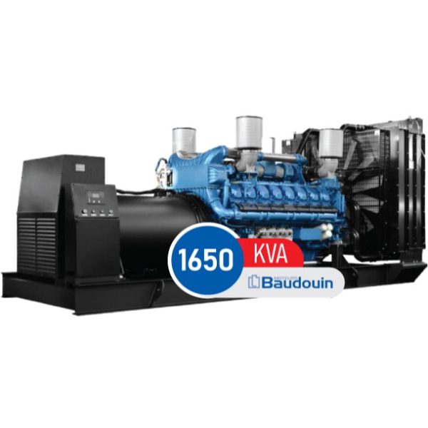 دیزل ژنراتور بادوین ۱۶۵۰ کاوا مدل 12M33G1650/5 کوپله شده با ژنراتور استمفورد چینی